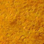 Kör fülbevaló - 40 mm, narancs