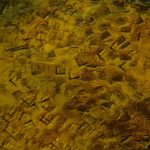 Négyzet fülbevaló - moha